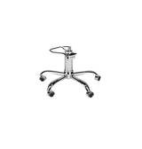 Ayala Partner 01 P-7 Scaun de Coafor cu Bază pe Roți Argintii