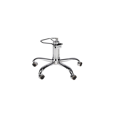 Ayala Partner 01 P-7 Scaun de Coafor cu Bază pe Roți Argintii