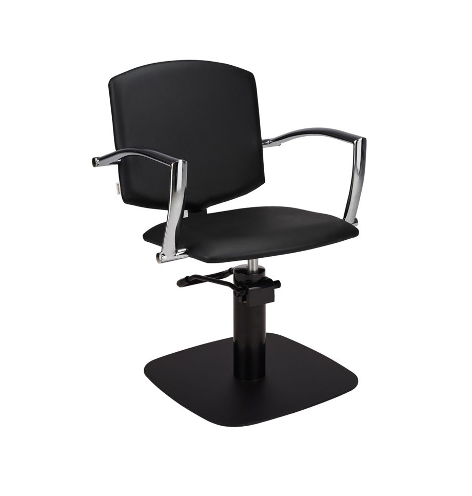 Ayala Pako C1 P-7 Scaun de Coafor cu Bază Pătrată Neagră