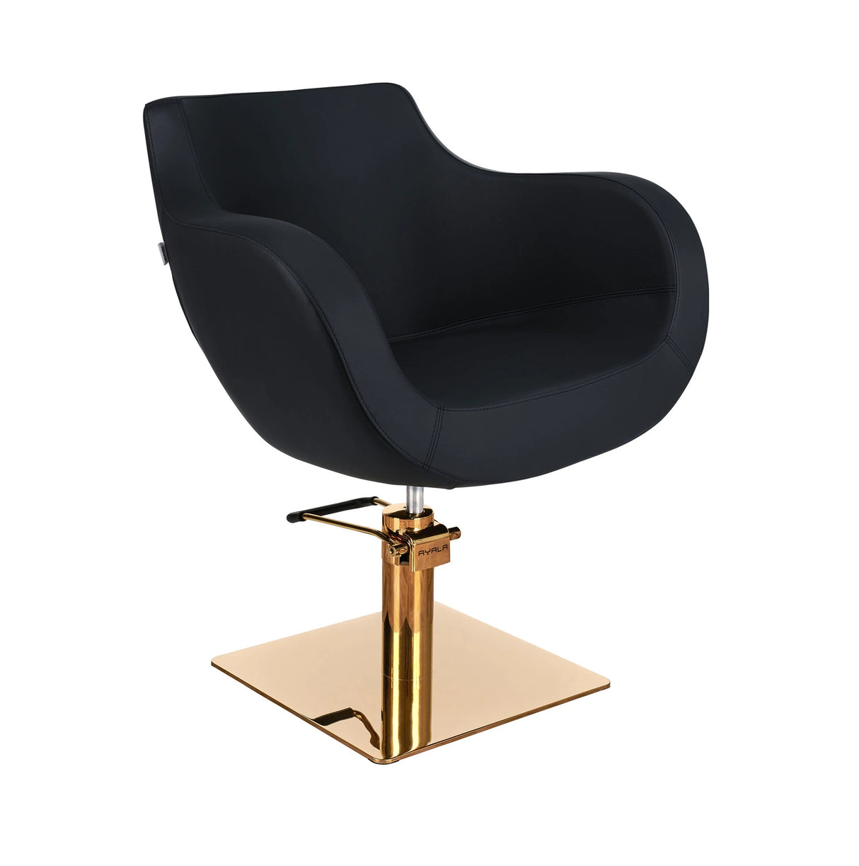 Ayala Thomas G1 P-7 – Scaun de Coafor Premium cu Bază Pătrată Aurie