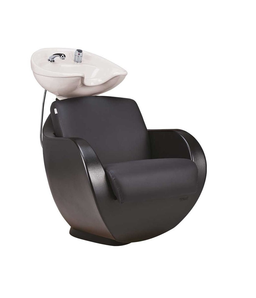 Ayala Thomas P-7 Unitate de Spălare Neagră cu Chiuvetă Albă