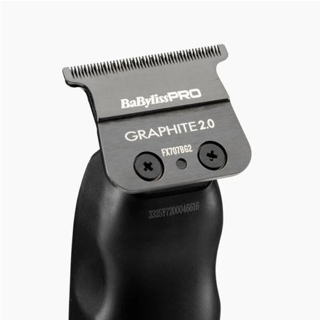 BaBylissPRO LO‑PROFX Compact Trimmer – Aparat Profesional de Contur, Ultra‑Compact, Lamă T Grafită 2 mm, 6800 RPM