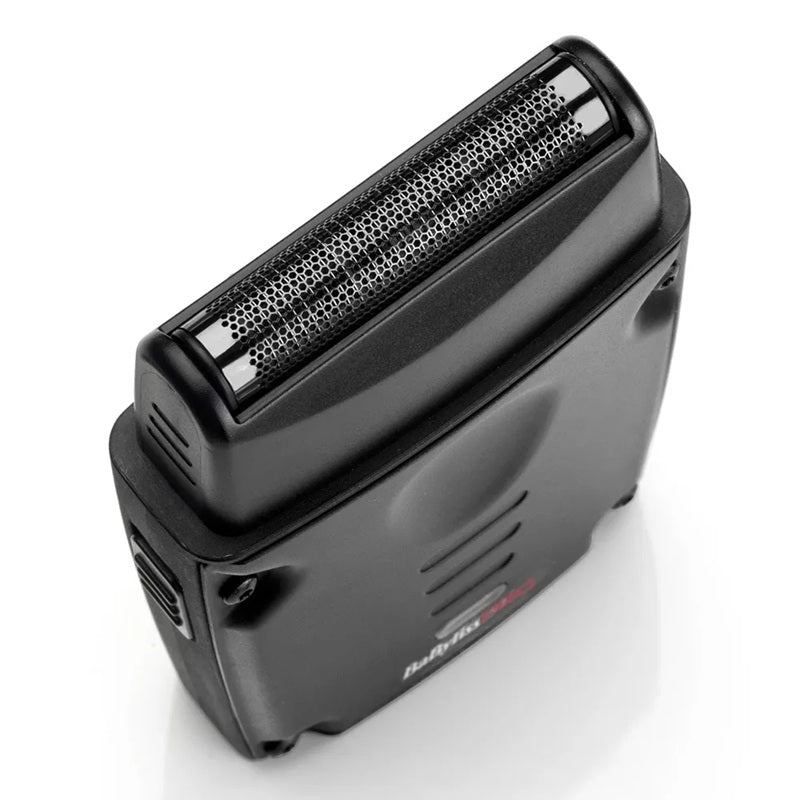 BaBylissPRO LO‑PROFX Compact Shaver – Aparat Profesional de Ras, Ultra‑Compact, Single Foil Black Titanium, Motor 10.000 RPM