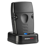 BaBylissPRO LO‑PROFX Compact Shaver – Aparat Profesional de Ras, Ultra‑Compact, Single Foil Black Titanium, Motor 10.000 RPM