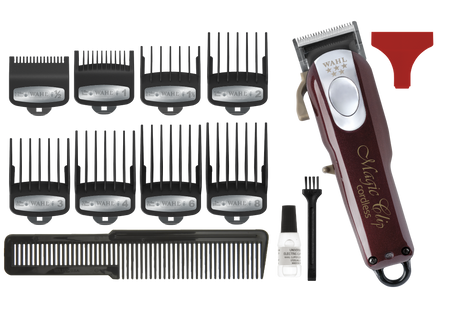 Kit Cordless Magic Clip – Mașină de tuns profesională fără fir pentru tunsori precise și ușor de realizat