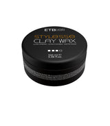 ETB Hair Stylesse Premium Clay Wax – Ceară profesională pentru păr cu fixare ultra-puternică și finish mat 100 ml