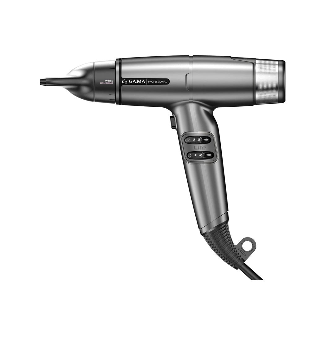 GA.MA IQ Lite Max Uscător de Păr Profesional – Putere Digitală de 1700W, Tehnologie Oxy-Active, Greutate Ultra-Redusă & Accesorii Premium