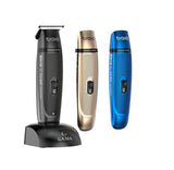 GA.MA Bravo Gear Booster Mașină de Contur Profesional – Motor 9000 rpm, Lamă DLC T-Blade, USB, 60 min Autonomie, Carcase Interschimbabileșanjabile