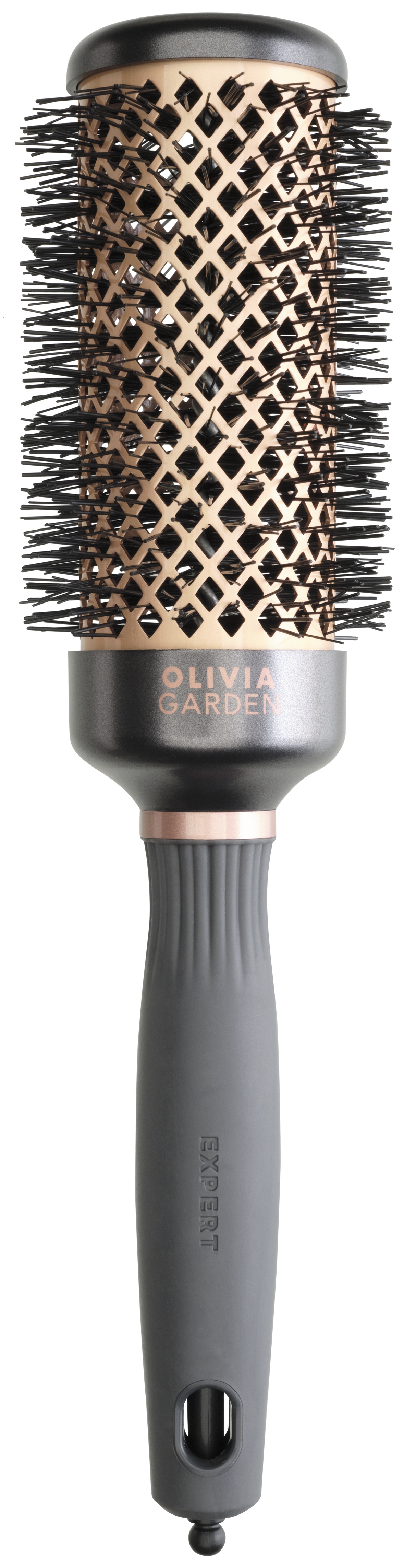 Olivia Garden Expert Blowout Heat Nylgard Bristles– Perie Profesională Termică  pentru Păr Gros și Indisciplinat