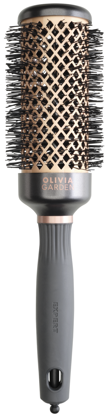 Olivia Garden Expert Blowout Heat Nylgard Bristles– Perie Profesională Termică  pentru Păr Gros și Indisciplinat