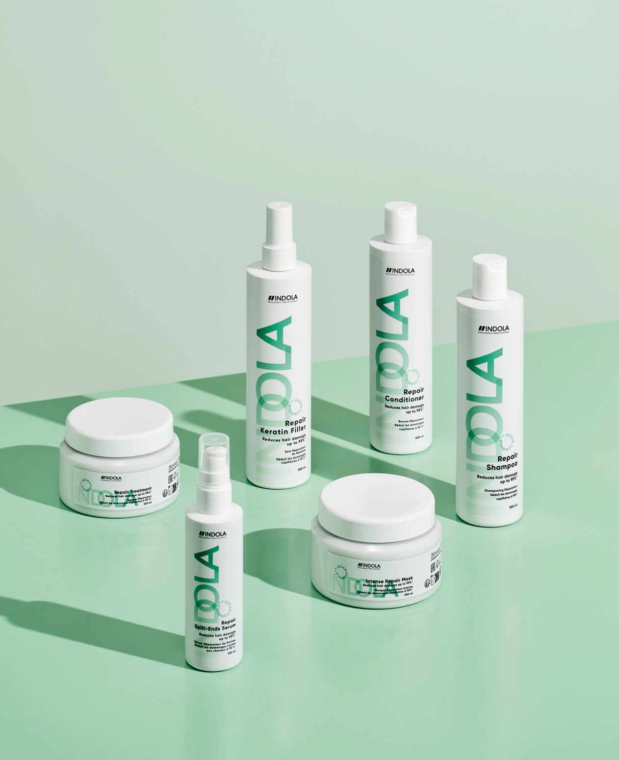 INDOLA Repair Keratin Filler Spray Regenerator– Întărește Structura Firului de Păr și Reduce Ruperea cu Până la 95% 300ml