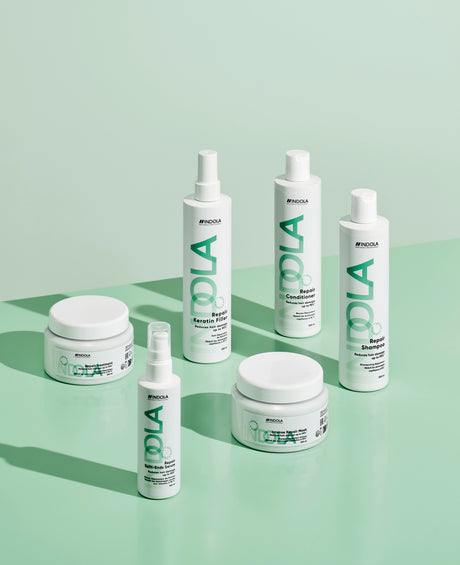 INDOLA Repair Keratin Filler Spray Regenerator– Întărește Structura Firului de Păr și Reduce Ruperea cu Până la 95% 300ml