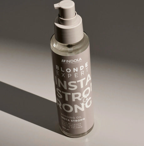 Indola Blonde Expert InstaStrong Bond Oil 100ml – Ulei Profesional pentru Regenerarea Părului Blond sau Tratat Chimic, cu Tehnologie Bond și Protecție UV