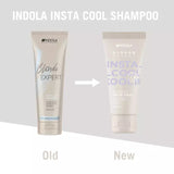 Indola Blonde Expert InstaCool Shampoo– Șampon Profesional pentru Neutralizarea Tonurilor Galbene, cu Pigmenți Mov și Tehnologie Hair-Bond