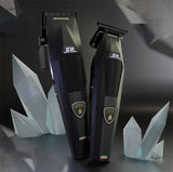 JRL Lamborghini Diamante Black Clipper + Trimmer – Ediție Limitată cu Design Exclusiv și Performanță de Top