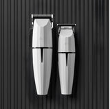 JRL Fresh Fade White Ghost Combo – SET de Mașină de Tuns 2020C și Trimmer 2020T Onyx, cu Tehnologie Cool Blade, Smart-Clip și Design Alb Premium