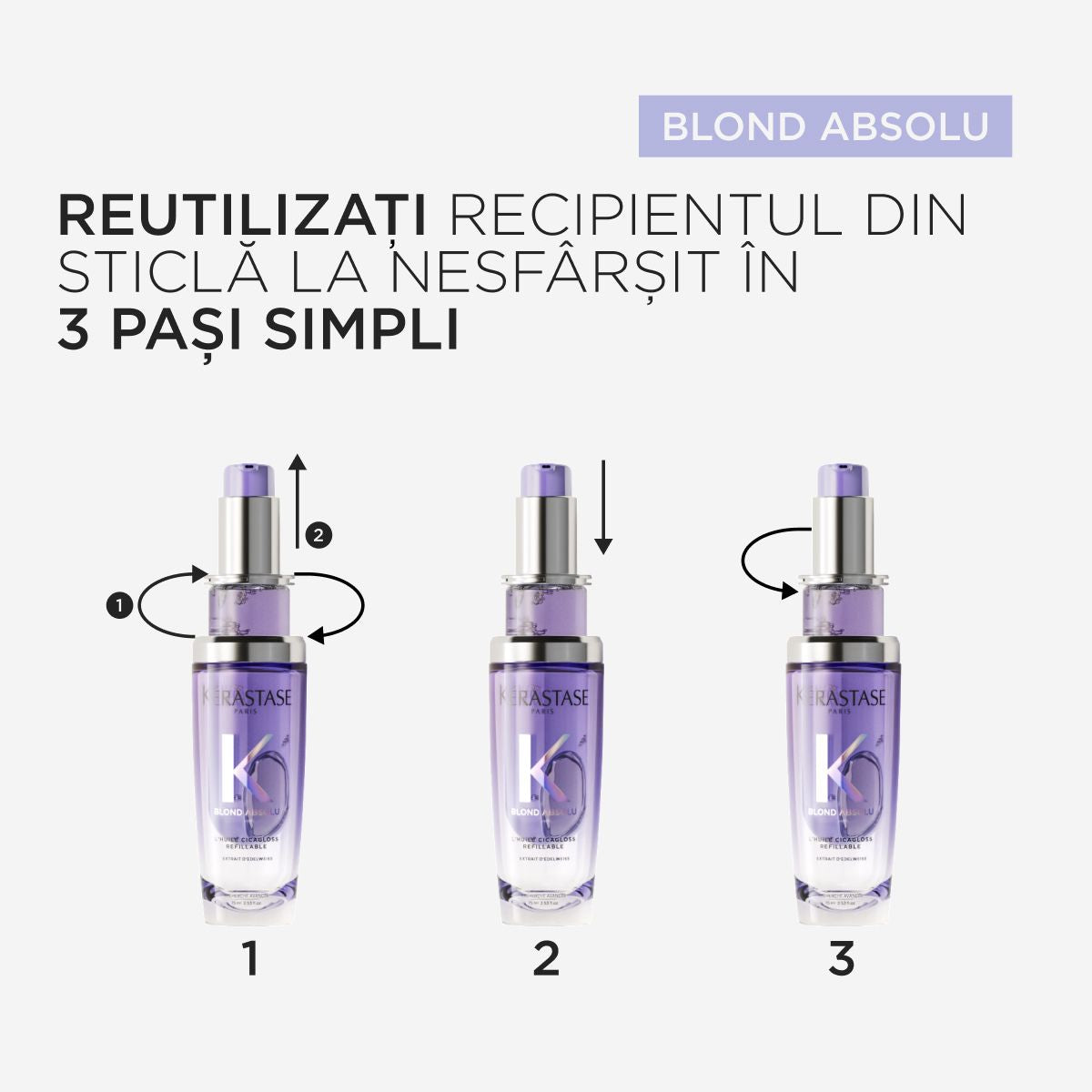 Ulei Pentru Păr Blond Reîncărcabil Kérastase Blond Absolu L'Huile Cicagloss Refillable 75 ml