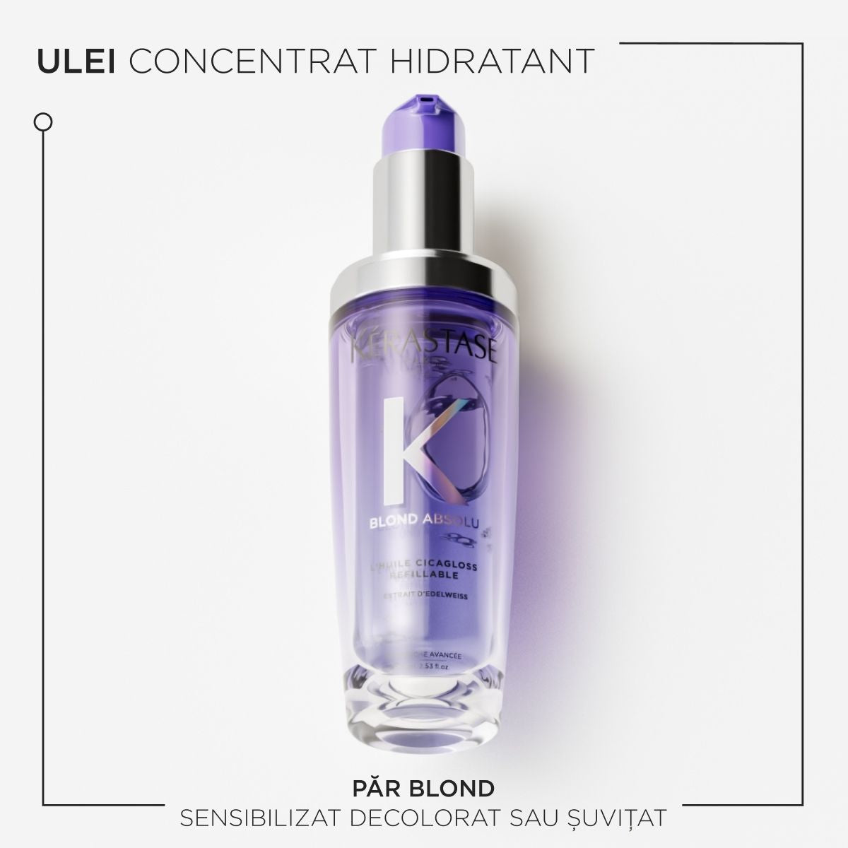 Ulei Pentru Păr Blond Reîncărcabil Kérastase Blond Absolu L'Huile Cicagloss Refillable 75 ml