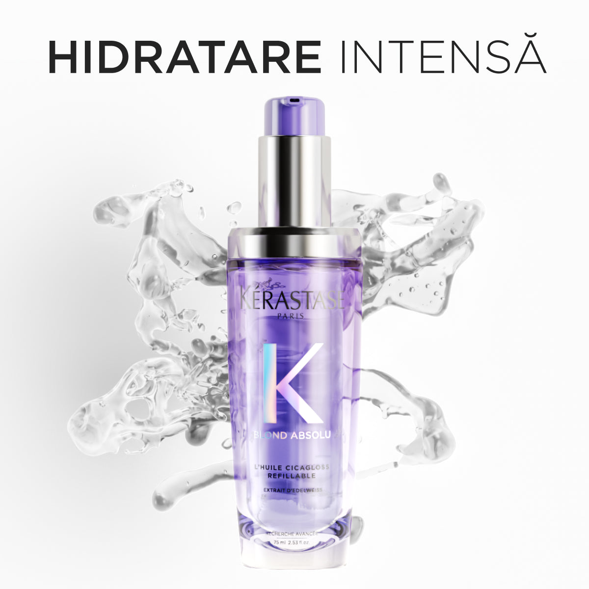 Ulei Pentru Păr Blond Reîncărcabil Kérastase Blond Absolu L'Huile Cicagloss Refillable 75 ml