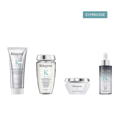 Kérastase Symbiose Bain Crème – Șampon Profesional Anti-Mătreață Fără Sulfați, pentru Scalp Uscat și Sensibil