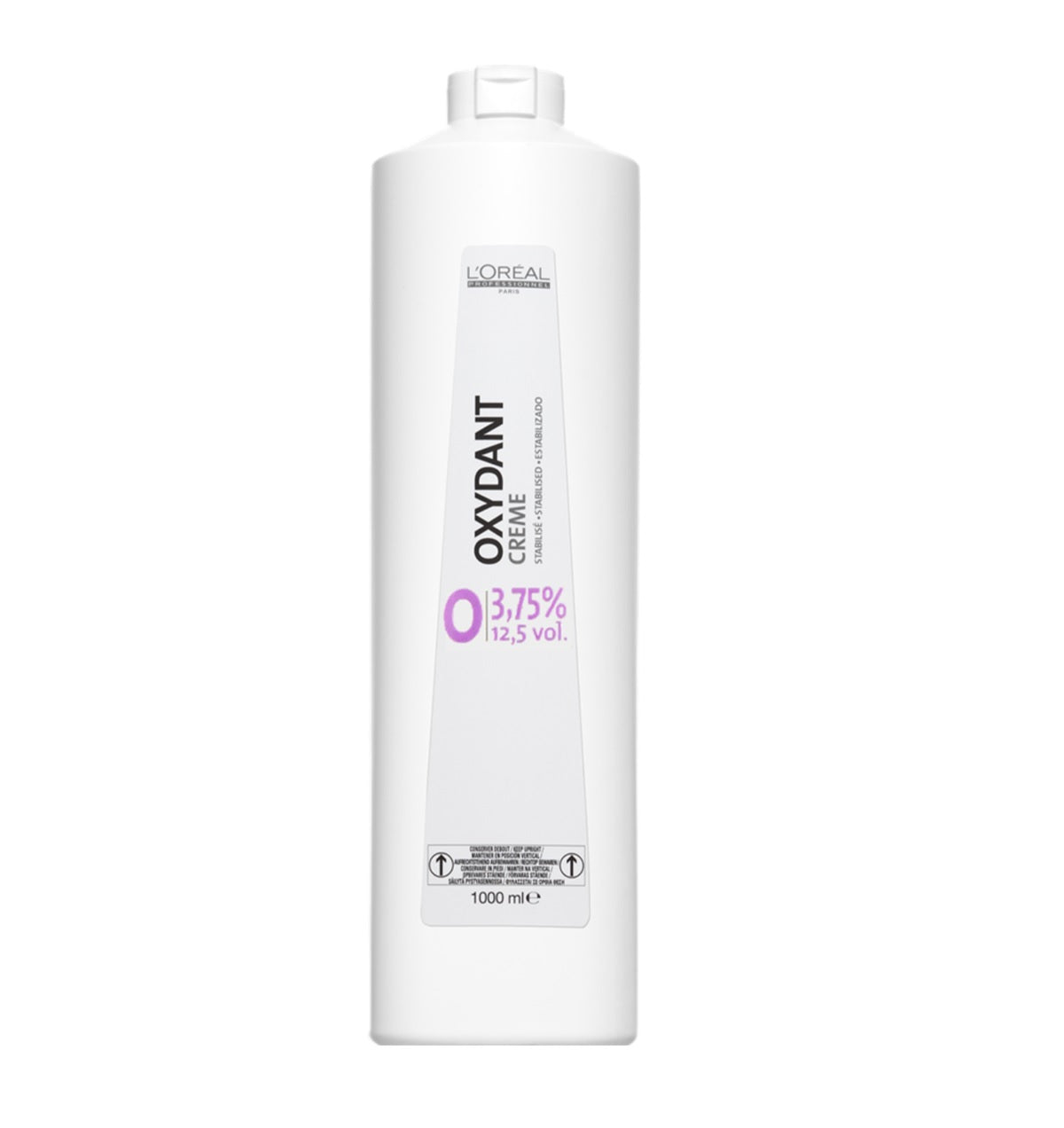 Oxidant Cremă L'Oréal Professionnel 3.75% (Vol. 12.5) – Fixare Perfectă a Culorii, Rezultate Profesionale 1L