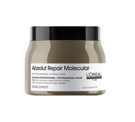 Șampon L'Oréal Absolut Repair Molecular pentru repararea părului deteriorat.