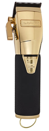 Mașină de tuns BaBylissPRO Boost+ Gold Edition, cu design profesional și mâner antialunecare

