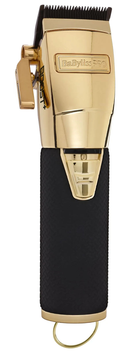 Mașină de tuns BaBylissPRO Boost+ Gold Edition, cu design profesional și mâner antialunecare

