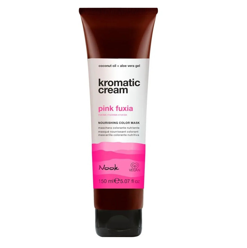 Nook Kromatic Cream 150ml – Cremă Profesională de Colorare cu Pigmenți Direcți, Fără Siliconi, cu pH Acid și Ingrediente Naturale