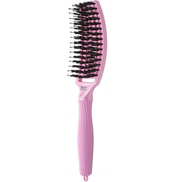 Perie De Păr Profesională Pentru Descâlcire Cu Peri De Mistreț Și Nailon Fingerbrush Iconic Boar&Nylon