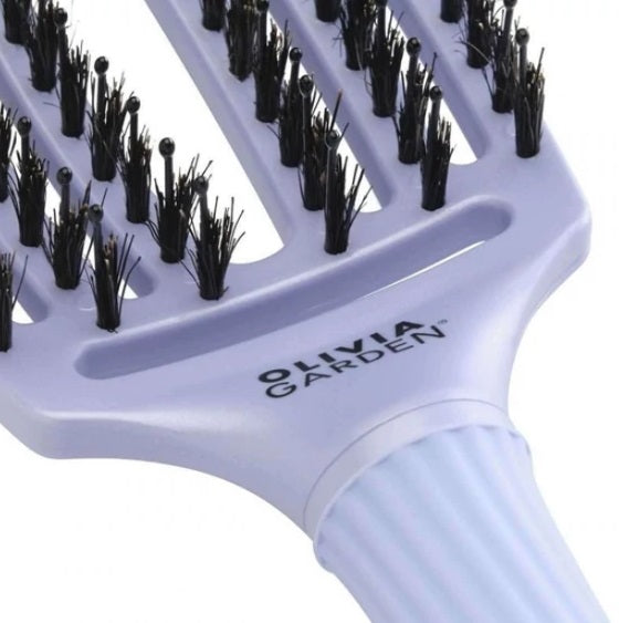 Perie De Păr Profesională Pentru Descâlcire Cu Peri De Mistreț Și Nailon Fingerbrush Iconic Boar&Nylon