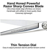 Olivia Garden StraightCut 5.75” – Foarfecă Profesională de Tuns cu Design Ergonomic, Lamă Ultra-Ascuțită și Tăiere de Precizie