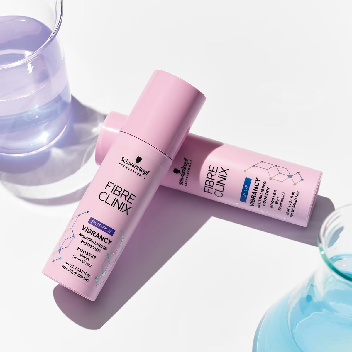 Booster Violet Pentru Tratamentul Schwarzkopf Professional Bonacure Fibre Clinix Vibrancy Purple Booster 45ml