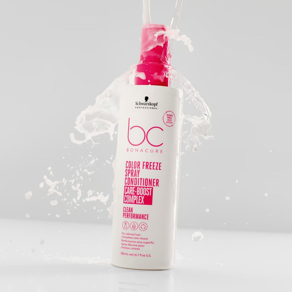 Schwarzkopf Professional BC Bonacure Color Freeze Spray Conditioner – Balsam Spray Profesional Fără Clătire, pH 4.5, pentru Protecția Culorii Părului Vopsit