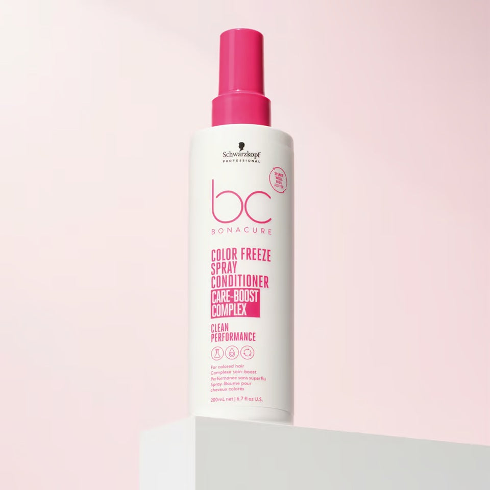 Schwarzkopf Professional BC Bonacure Color Freeze Spray Conditioner – Balsam Spray Profesional Fără Clătire, pH 4.5, pentru Protecția Culorii Părului Vopsit