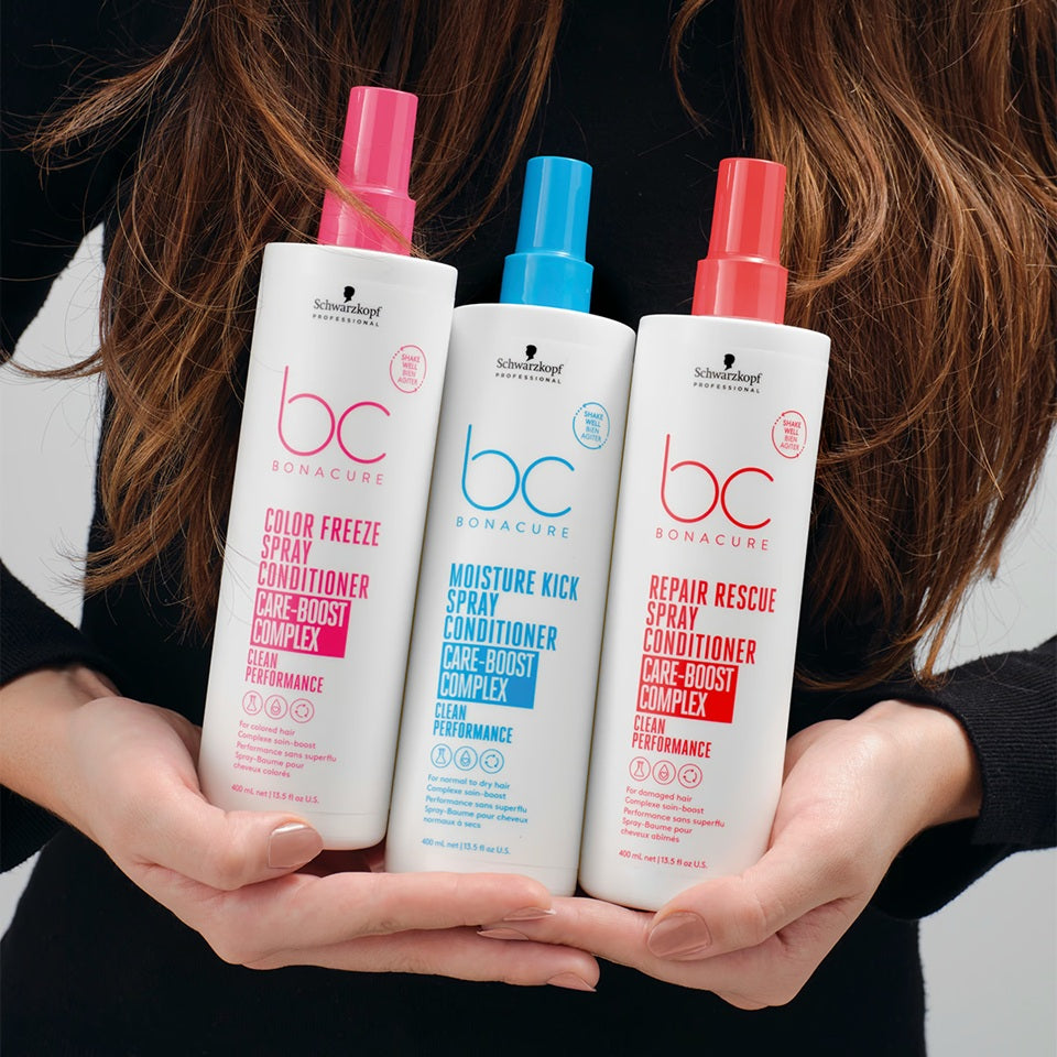 Schwarzkopf Professional BC Bonacure Color Freeze Spray Conditioner – Balsam Spray Profesional Fără Clătire, pH 4.5, pentru Protecția Culorii Părului Vopsit