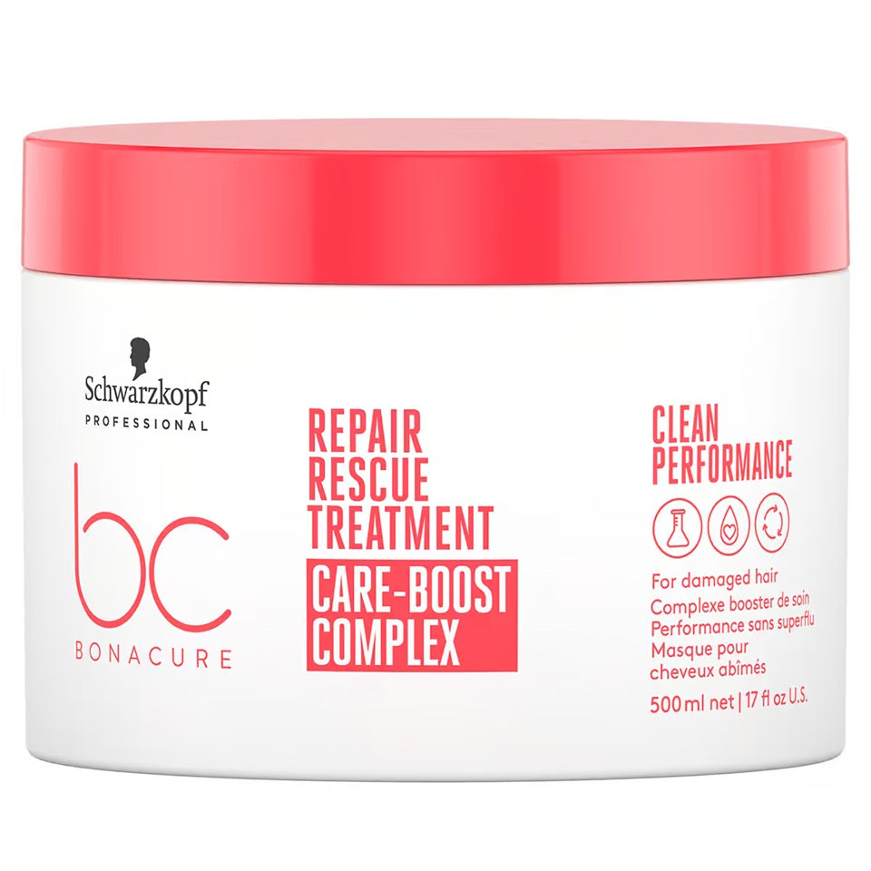 Schwarzkopf Professional BC Bonacure Repair Rescue Treatment – Tratament Intensiv pentru Păr Deteriorat, cu Arginină și Complex Care-Boost, pentru Reparare Instantă și Strălucire de Durată