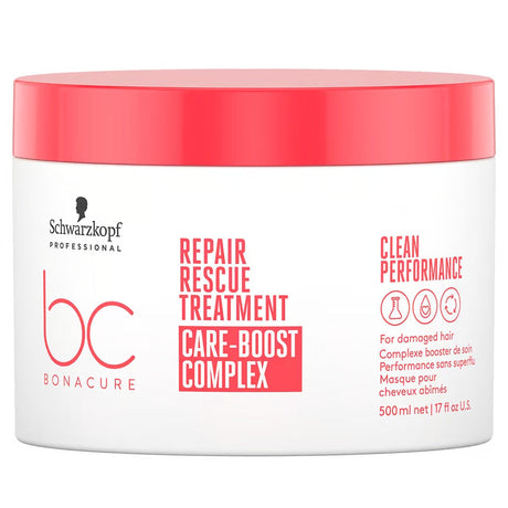 Schwarzkopf Professional BC Bonacure Repair Rescue Treatment – Tratament Intensiv pentru Păr Deteriorat, cu Arginină și Complex Care-Boost, pentru Reparare Instantă și Strălucire de Durată