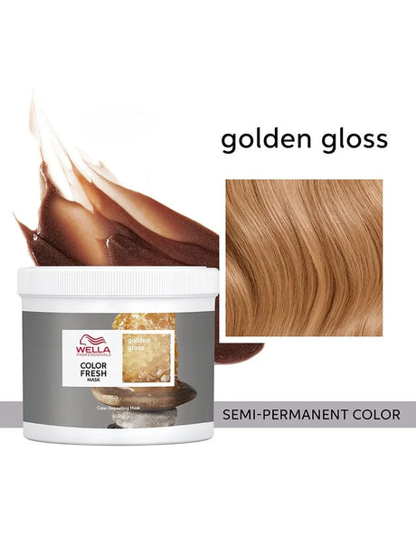 Wella Professionals Color Fresh Create Mask Golden Gloss 500ml – Strălucire Aurie pentru Părul Blond