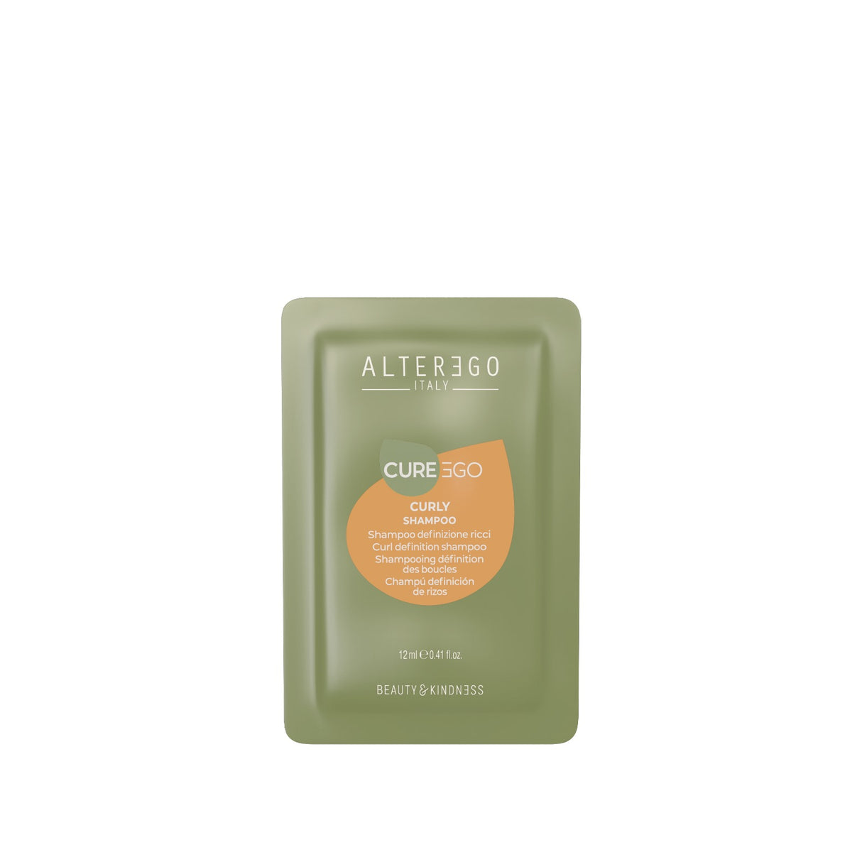 Șampon Pentru Definirea Buclelor AlterEgo CureEgo- Hidratare și Anti-Frizz Pentru Păr Creț Și Ondulat Mostră 12ml