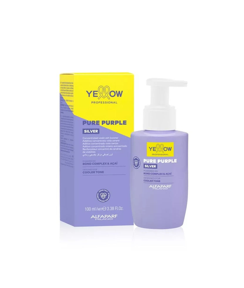 Yellow Professional  Silver Violett Farb-Booster Pigment Concentrat 100ml