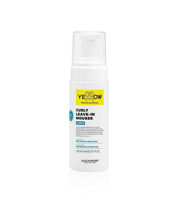 Yellow Professional Curls Spumă Hidratantă Leave-In pentru Păr Ondulat și Creț 160ml
