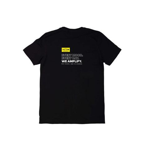 Yellow Professional Tricou din Bumbac pentru Femei  S/M Negru