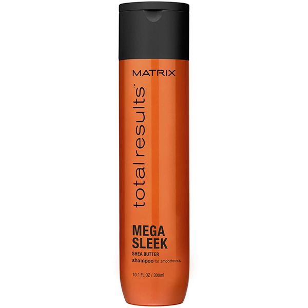 Șampon Profesional Netezire & Anti-Frizz Matrix Total Results Mega Sleek – Cu Unt de Shea 300ml
