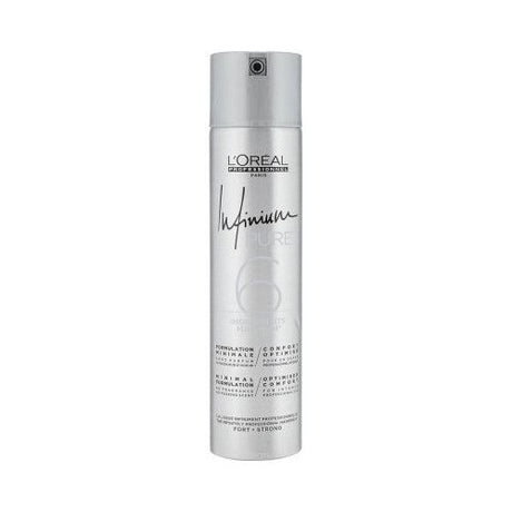 Fixativ Profesional L’Oréal Professionnel Infinium Pure Strong 300ml – Fixare Puternică Ultra-Uscată Fără Parfum - Păr