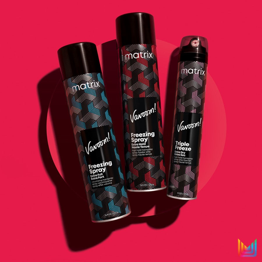 Fixativ Profesional pentru Volum Matrix Vavoom Freezing Spray Extra Full – Fixare de Lungă Durată & Uscare Rapidă 500ml
