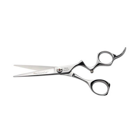 Foarfecă profesională Olivia Garden Precision Cut 5,75” din oțel japonez tăiere de precizie pentru contururi