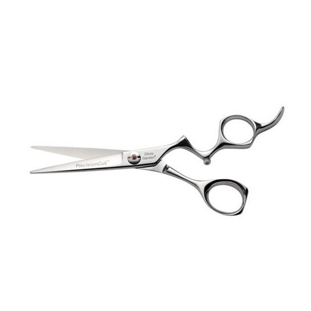 Foarfecă profesională Olivia Garden Precision Cut 5,75” din oțel japonez tăiere de precizie pentru contururi