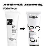 Gel de Fixare Profesional L’Oréal Professionnel Tecni.Art Fix Max 200ml – Fixare Extra-Puternică Strălucire Intensă