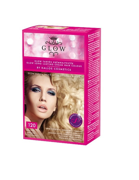 Kallos Glow – Vopsea de Păr Profesională cu Vitamina C și Cheratină, Culoare Intensă și Protecție Avansată